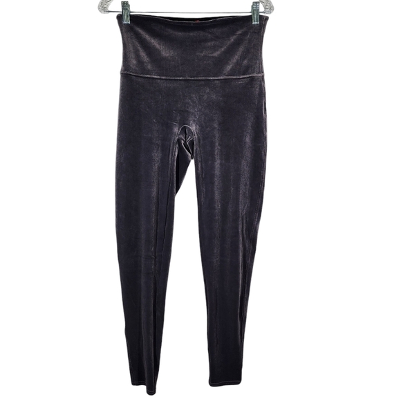 SPANX HIGH WAIST VELVET LEGGINGS - Picture 2 of 6